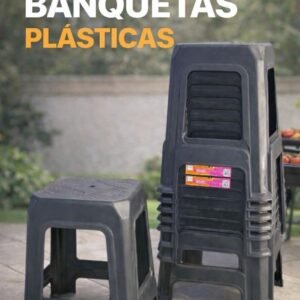 Banquetas plásticas