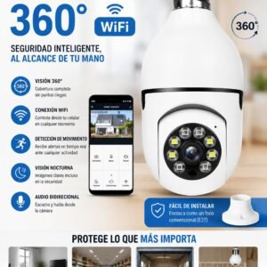 CAMARA FOCO 360° A WIFI 🛜