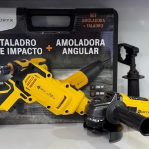 Set taladro y amoladora