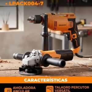 SET DE TALADRO+ AMOLADORA LUQSTOFF