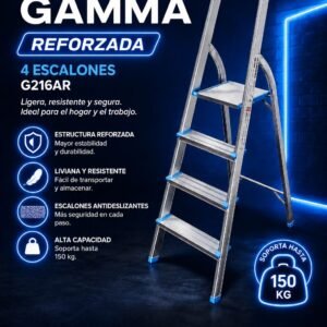 Escalera gamma 4 escalones