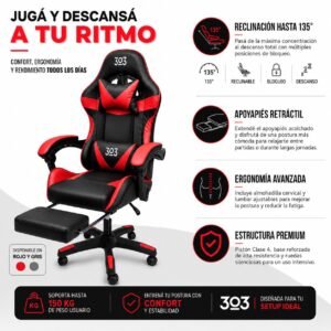 Silla gamer SG NR 01