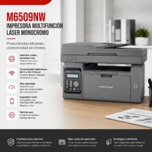 Pantum M6509NW Gray - Multifunción Láser con WiFi