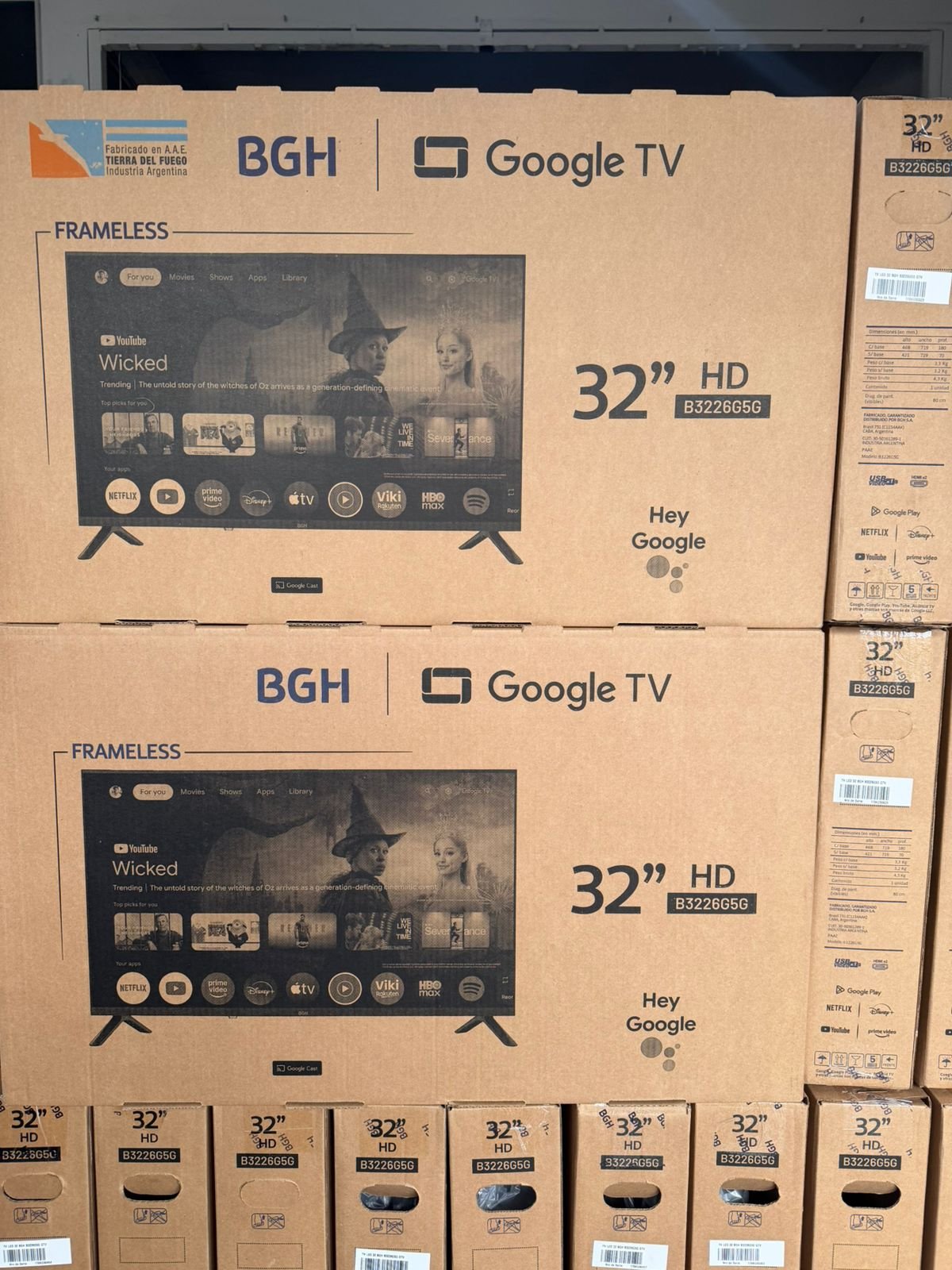 Smart tv BGH 32" con Google tv