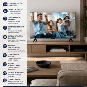 Smart tv ken brown 32"