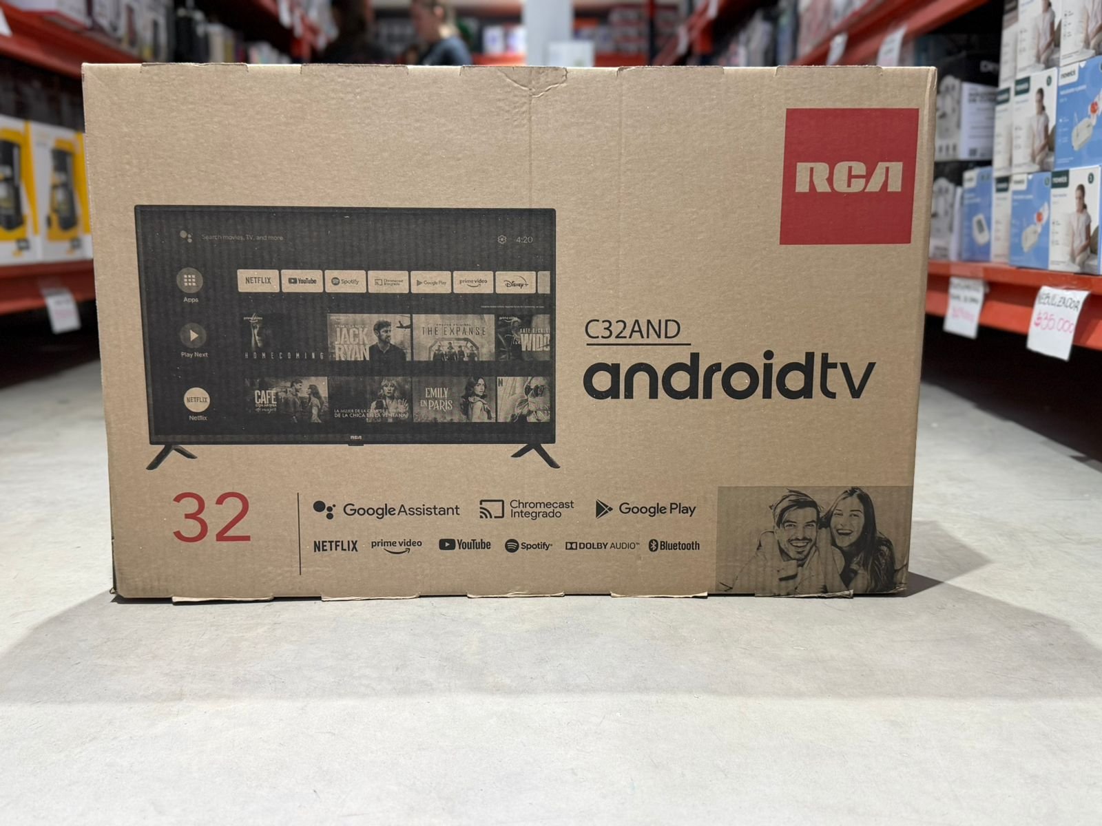 Smart tv RCA 32" con Android tv