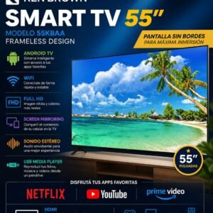 Smart tv ken brown 55" ANDROID TV
