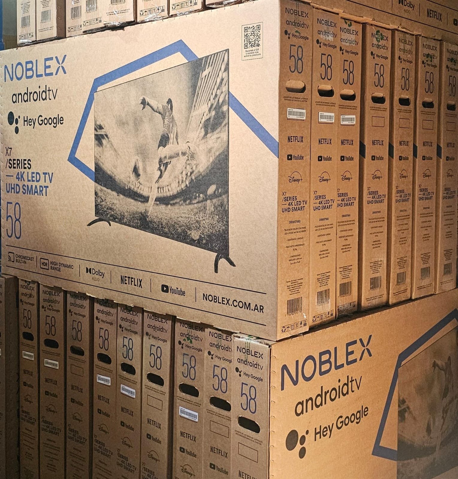 Smart tv noblex 58" Android tv