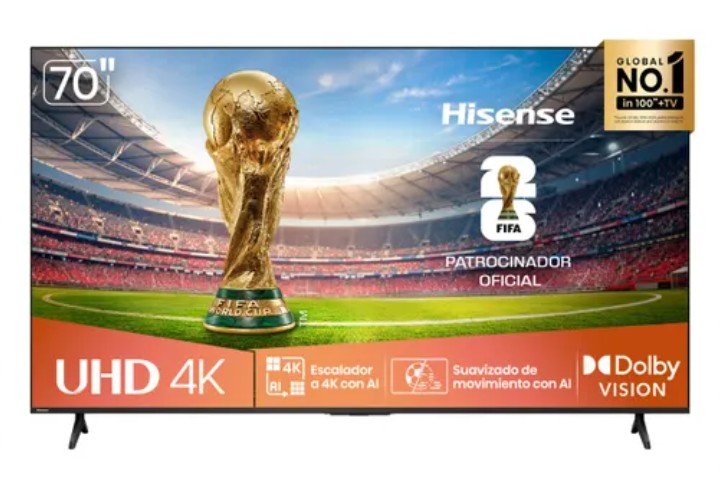 Smart tv Hisense 70"