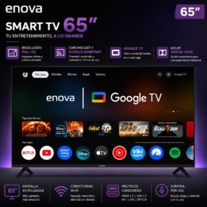 Smart tv enova 65" Google TV