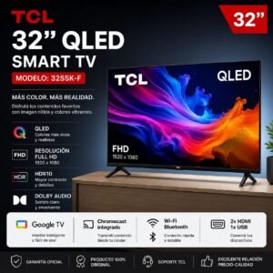 Smart tv TCL 32" QLED