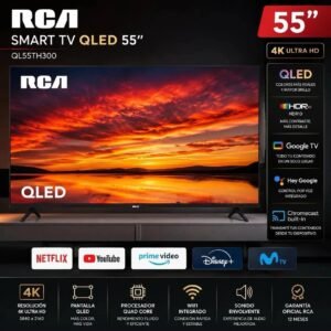 Smart tv RCA 55" qled