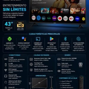 Smart tv Philco 43" Android
