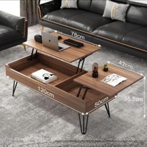 Mesa ratona minimalista con elevacion