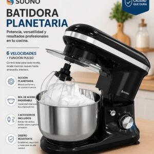 Batidora planetaria suono 6 niveles de potencia