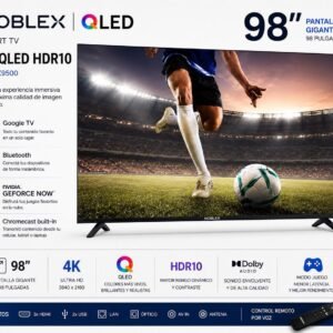 Smart tv noblex 98" qled c/google