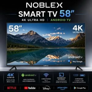 Smart tv noblex 58" con Android