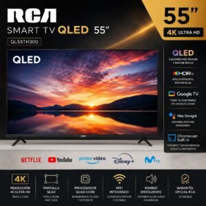 Smart tv RCA 55" qled google tv