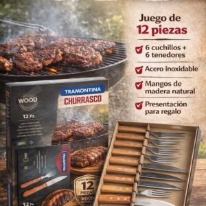 Set de cubiertos tramontina churrasco