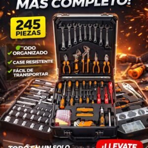 Set de 245 herramientas Lusqtoff