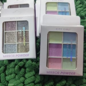 Sombra de uñas city girl paleta de 6 colores