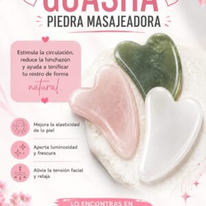 Guasha piedra masajeadora