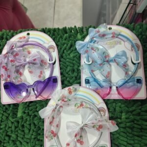 Vincha con lentes y hebilla para nenas👧🏻