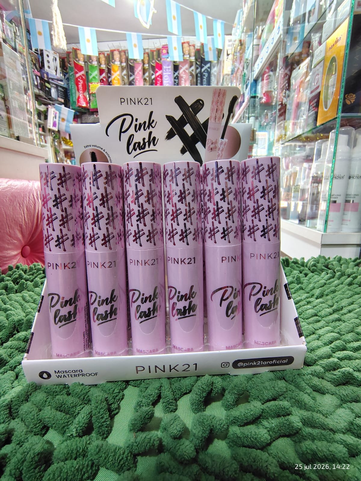 Máscara de pestañas rimel pink 21