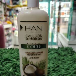 Han emulsion de enjuage aceite de coco