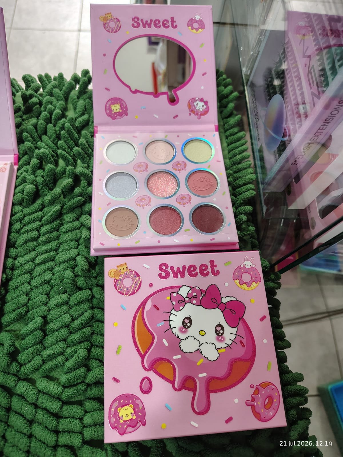 Paleta de sombras de maquillaje
