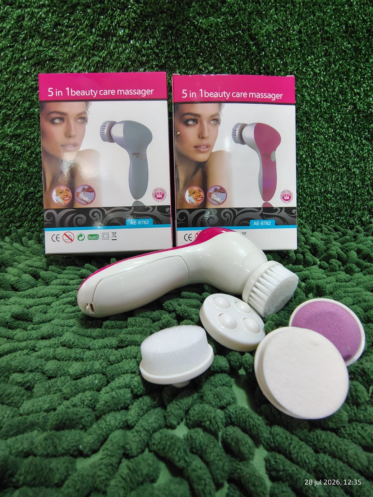 Masajeador y limpiador facial eléctrico 5 en 1