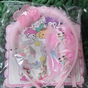 👧🏻Set vincha ,hebillas pulcera y anillo👧🏻