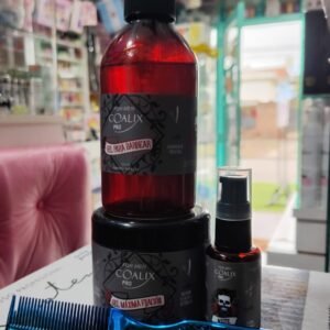 Combo COALIX  Gel para el cabello ,gel para la barba ,aceite para barba peine y cepillo