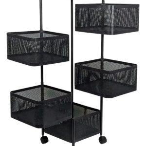 Estante plegable de metal 4 niveles