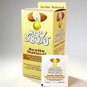 Aceite natural con extracto de almendras mary bosques 20gr