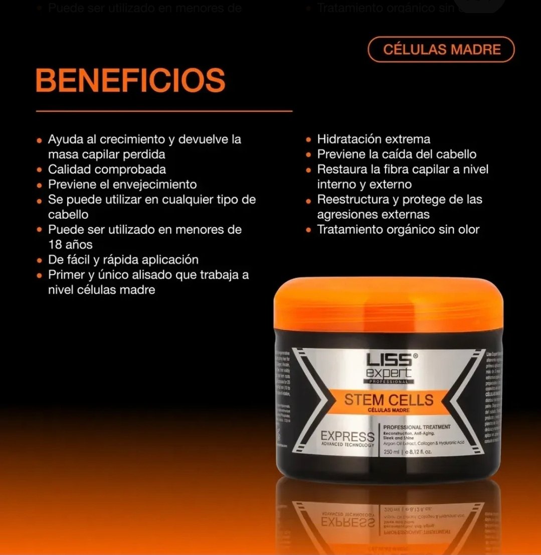 Alisado Liss Expert Con Células Madres 250g - Imagen 2