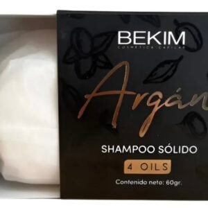 Shampoo Solido Bekim Argan 4 Oils Nutricion Reparacion 60g