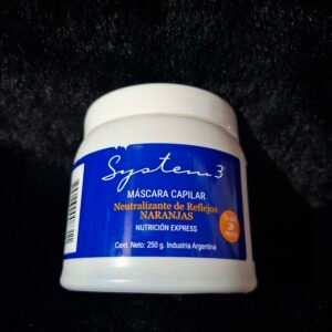 Mascara Neutralizante De Reflejos Naranjas System3 250 Gr