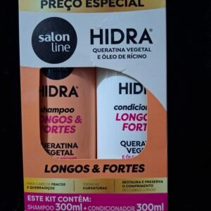 Salon Line Hidra Queratina Ricino Shampoo + Acondicionador