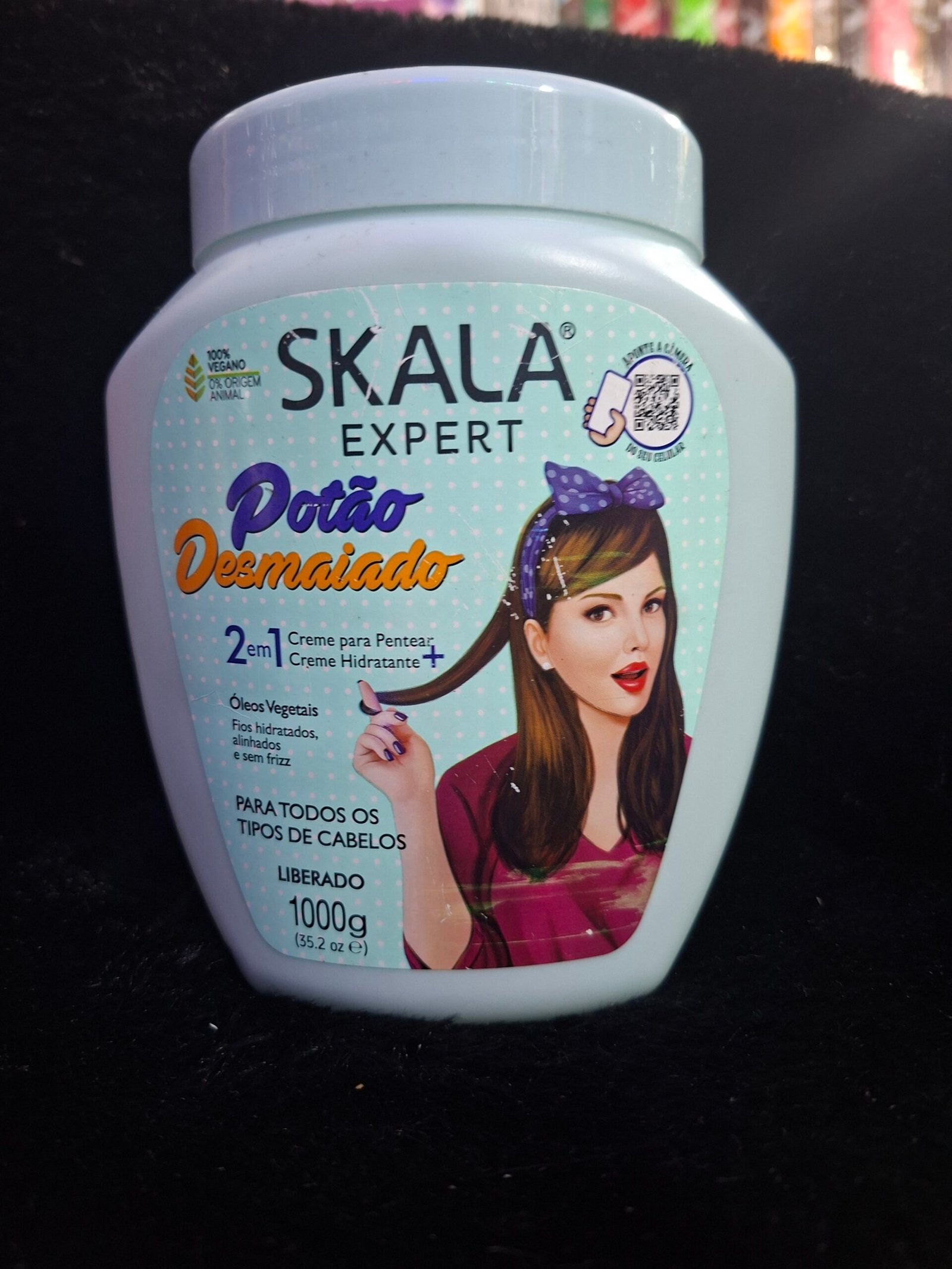 Skala Potao Desmaiado Máscara Vegana Anti Frizz Pelo X 1kg