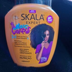 Skala Mais Crespos Máscara Vegana Crema Peinar Rulos 1kg