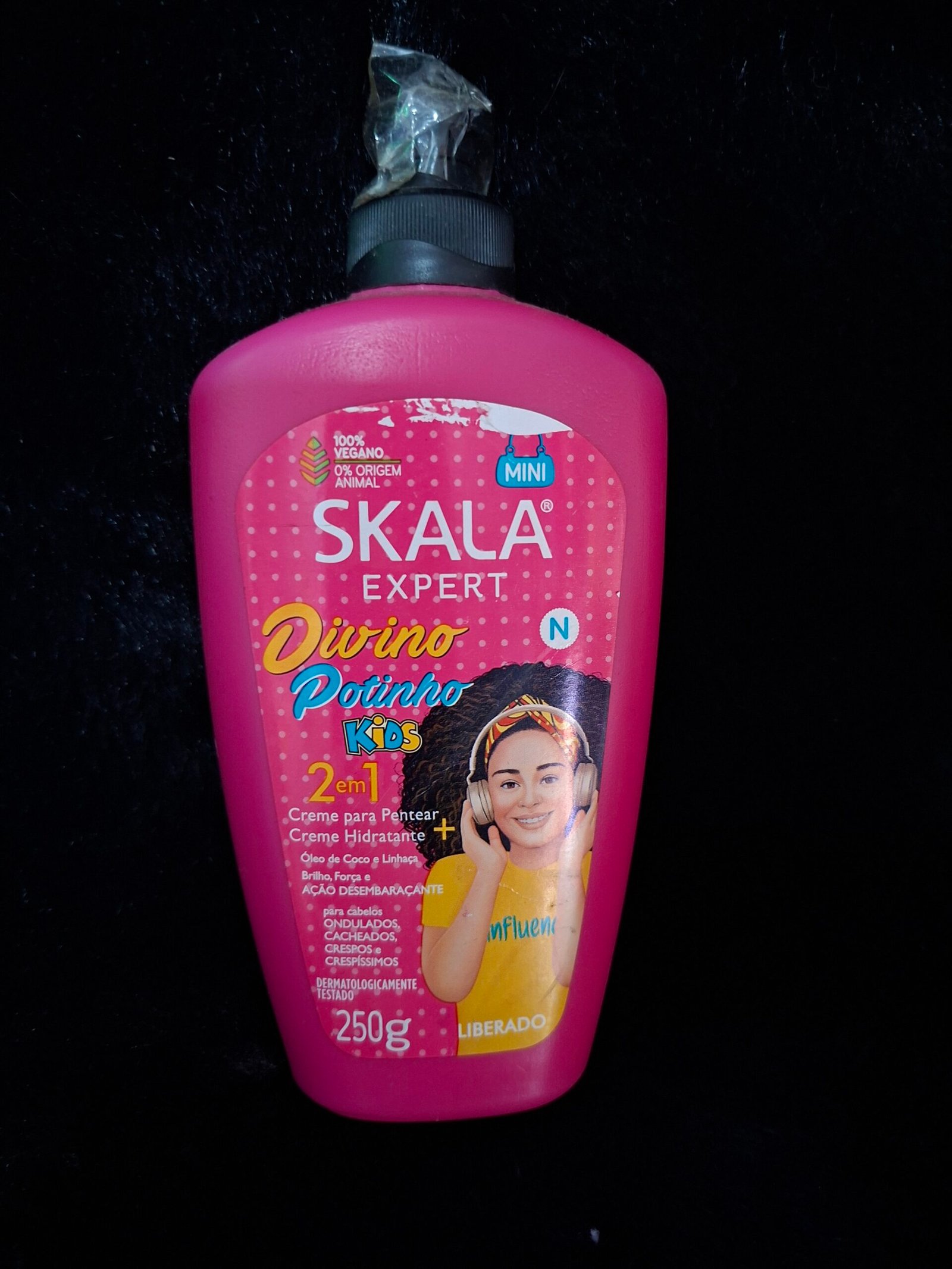 Skala Crema P/peinar Vegana Divino Potinho Kids 2en1 X 250 G