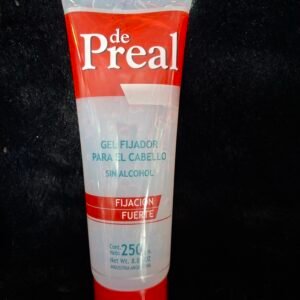 Gel fijador para el cabello sin alcohol fijación fuerte 250gr de preal
