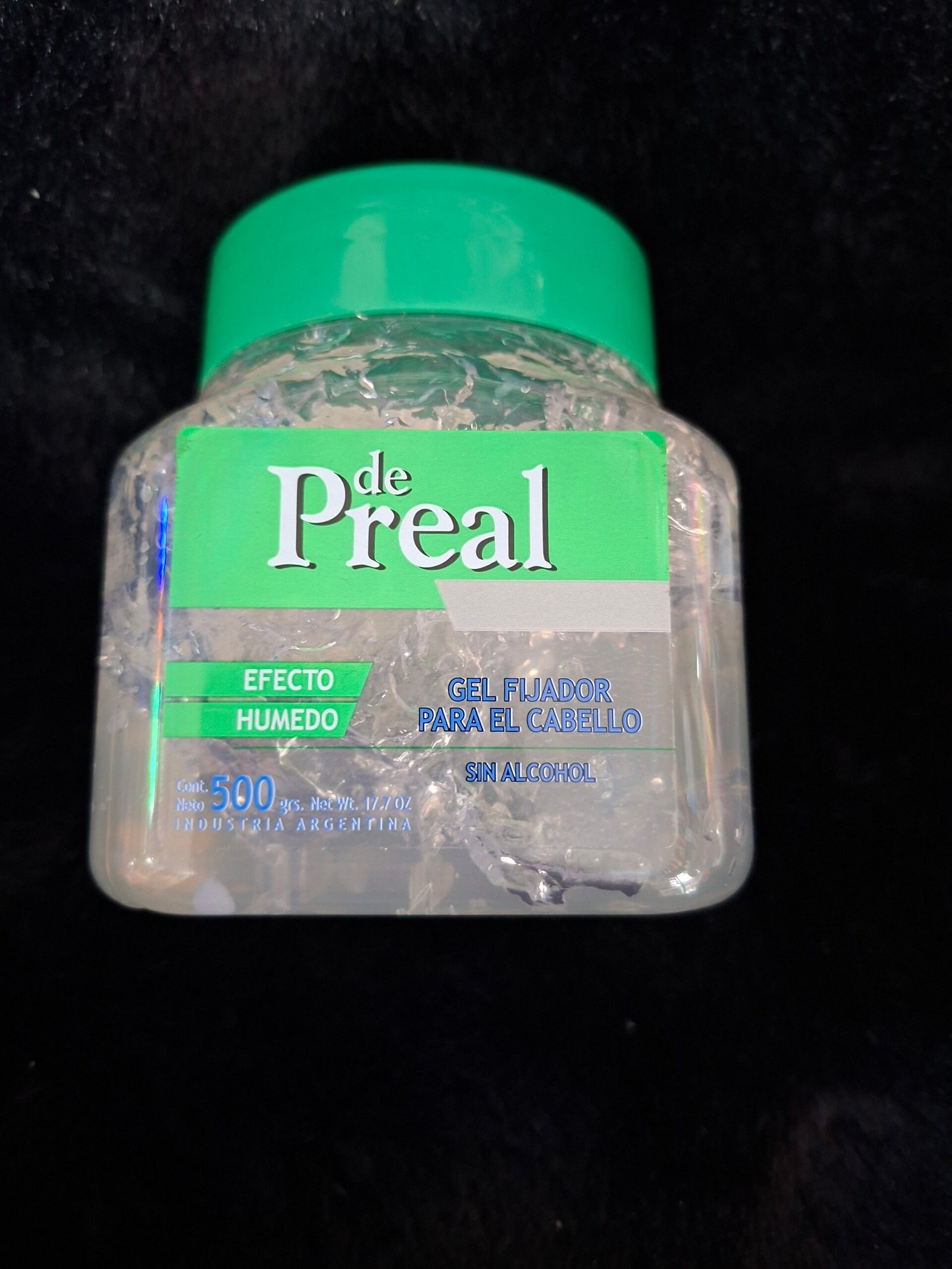Gel fijador para el cabello sin alcohol efecto húmedo 500gr de preal