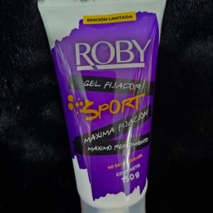 Gel fijador sport máxima fijacion máximo rendimiento roby 150gr