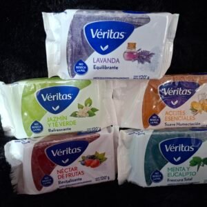 Jabón glicerina hipoalergénico veritas frutales 120gr