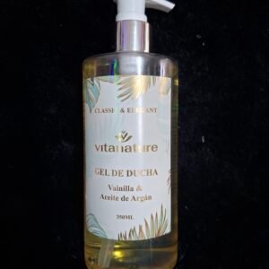 Gel de ducha vainilla y aceite de argán vitamature 350ml