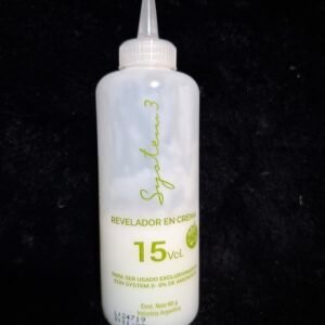 Revelador En Crema System 3 Oxidante Sin Tacc 15vol 90ml