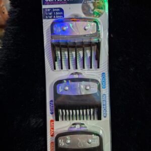 Set De 3 Peines Alzas Intermedias Clip Metal Peluqueria