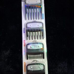 Set De 4 Peines Alzas Intermedias Clip Metal Peluqueria